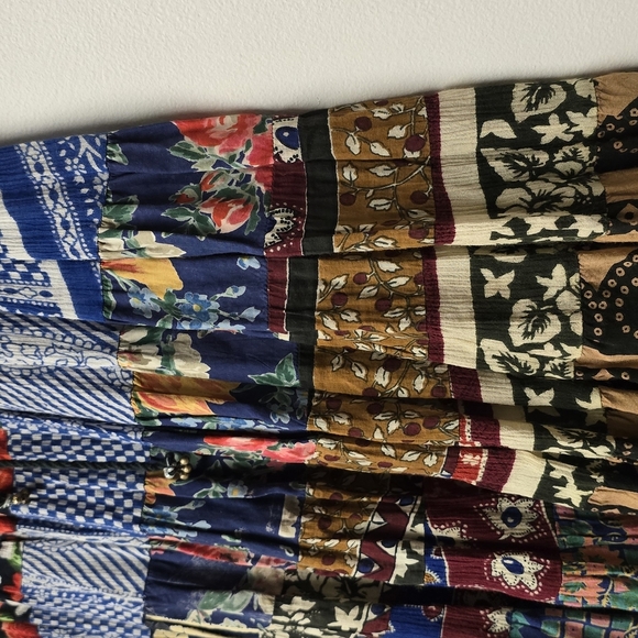 Vintage Floral Patchwork Mini Skirt - Picture 9 of 9